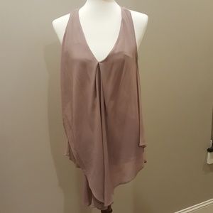 NWT blousy racerback tank.